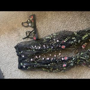 Two piece see through rave set